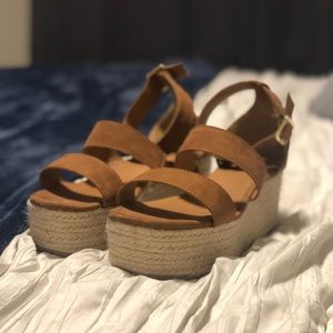 Camel Three Band Espadrilles